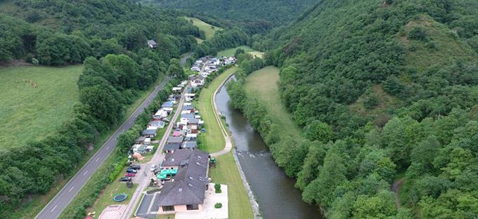 Camping du Barrage - Camping du Barrage from the air